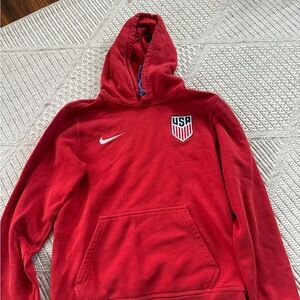 Red Nike USA Soccer Hoodie
